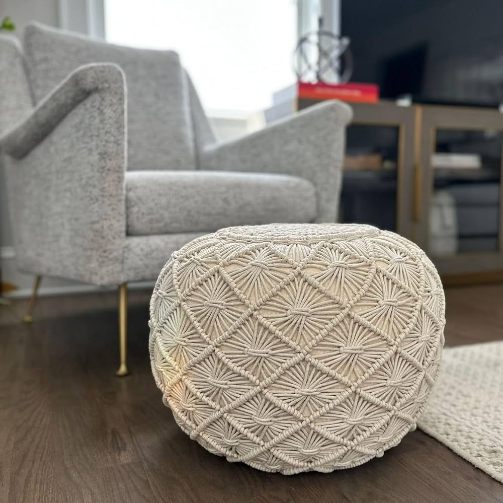 Macrame Pouffs